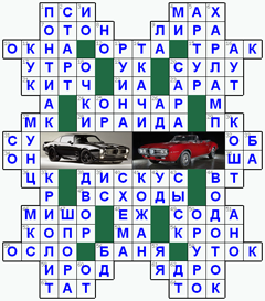 ответы на кроссворд