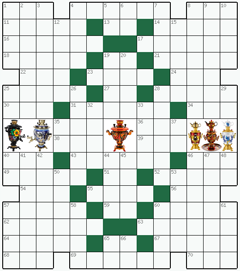 Кроссворд №178: САМОВАР
. Сетка кроссворда: 14х16

