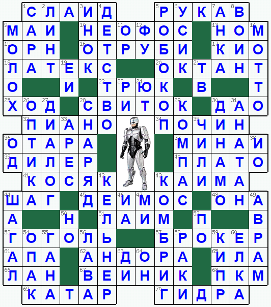 Распечатать кроссворд