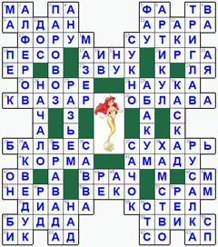 ответы на кроссворд