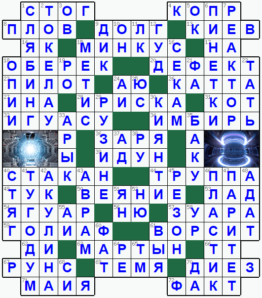 Распечатать кроссворд