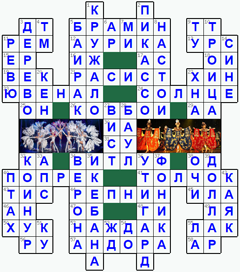 ответы на кроссворд