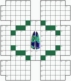 Кроссворд №243: АЗУРИТ
. Сетка кроссворда: 14х16
