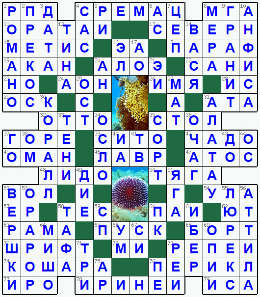 Распечатать кроссворд