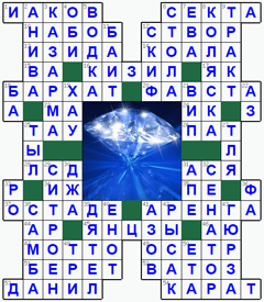 ответы на кроссворд