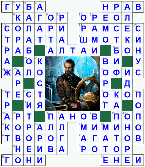 Распечатать кроссворд