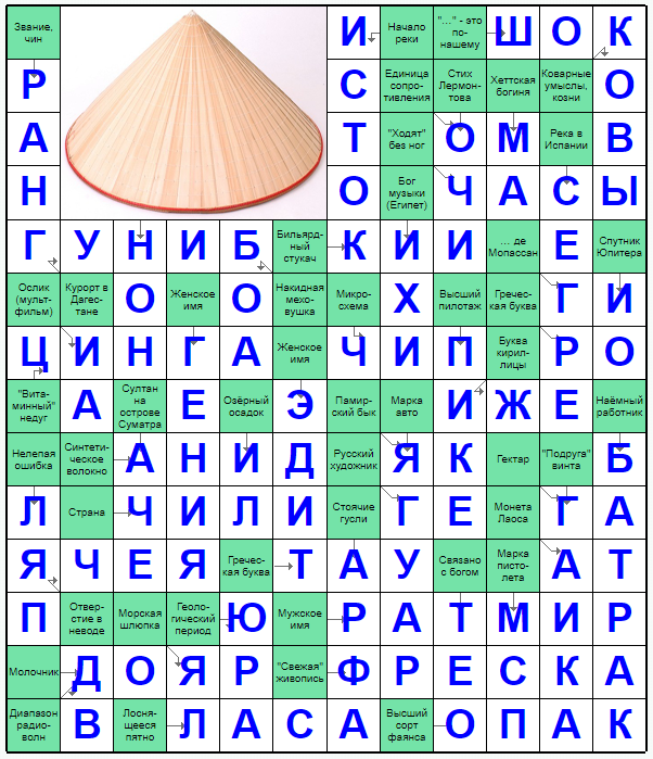 Распечатать сканворд