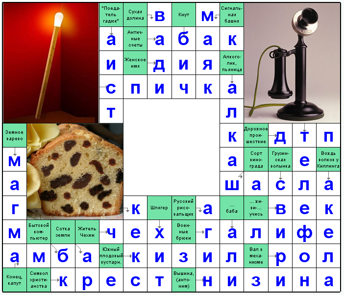 Распечатать сканворд