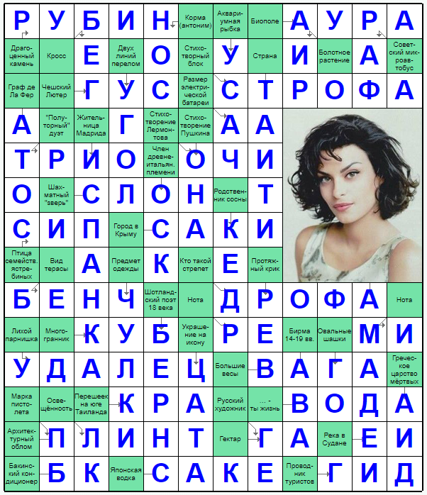 Распечатать сканворд