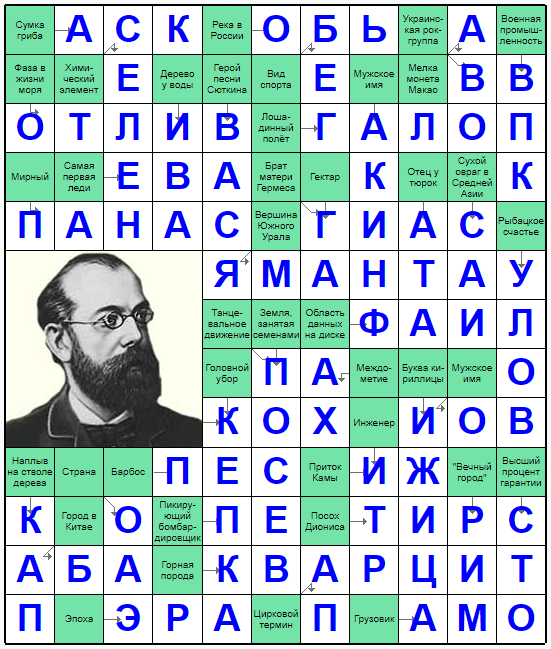 Распечатать сканворд