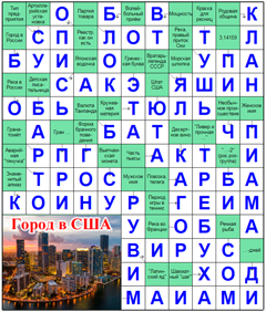 ответы на сканворд